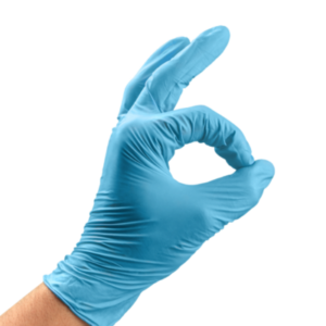 Premium Blue Nitrile Gloves - 10 x 100 pcs/ box
