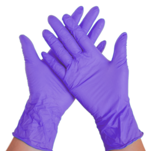 Powder Free Purple  Nitrile Gloves- 10 x 100 pcs/ box