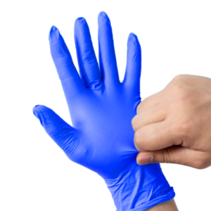 Powder Free Economy Blue Nitrile Gloves- 200 pcs/ box
