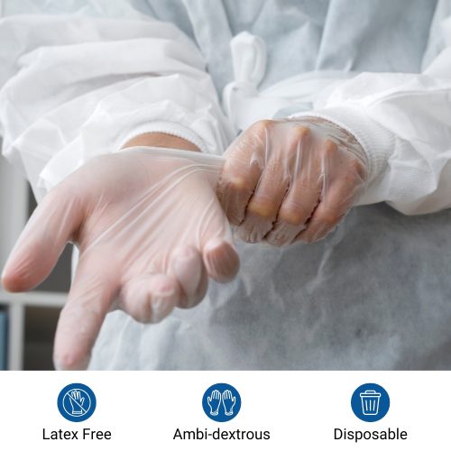 vinyl gloves (2-3)change